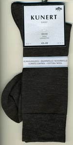 KUNERT - BUSINESS GARY, Socke mit natürlichem Klimaausgleich, KUNERT 871200